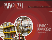 Tablet Screenshot of livrariapaparazzi.com.br